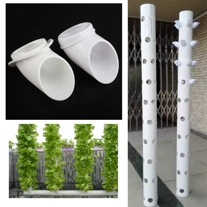 Hydroponic Tower Planter - DIY Balkon Taman Pot Penanaman Sayuran
