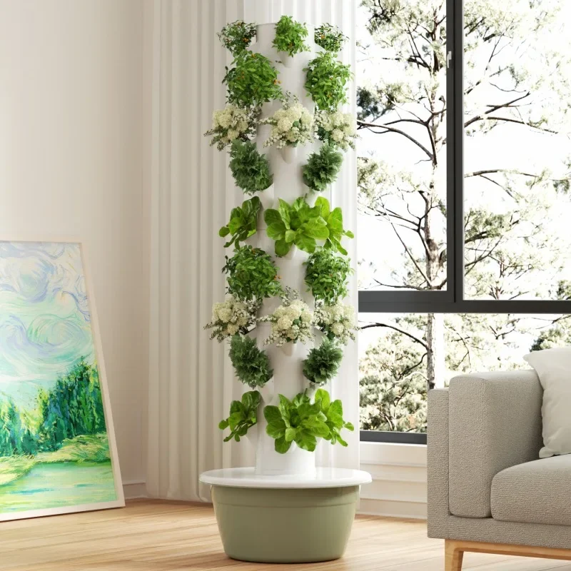 Penanam Sayuran Pintar Rumah T - Hydroponic Tower Planter ulasan dan harga