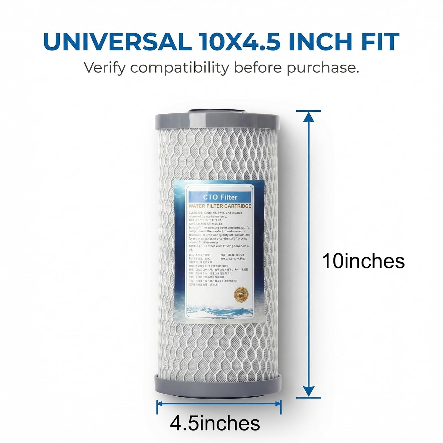 10 X 4.5 Inci Kartrid Filter A - Coco Coir Block ulasan dan harga