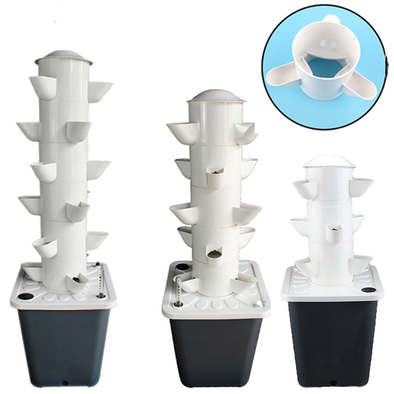 Sistem Hidroponik DIY Rumahan, - Hydroponic Tower Planter ulasan dan harga